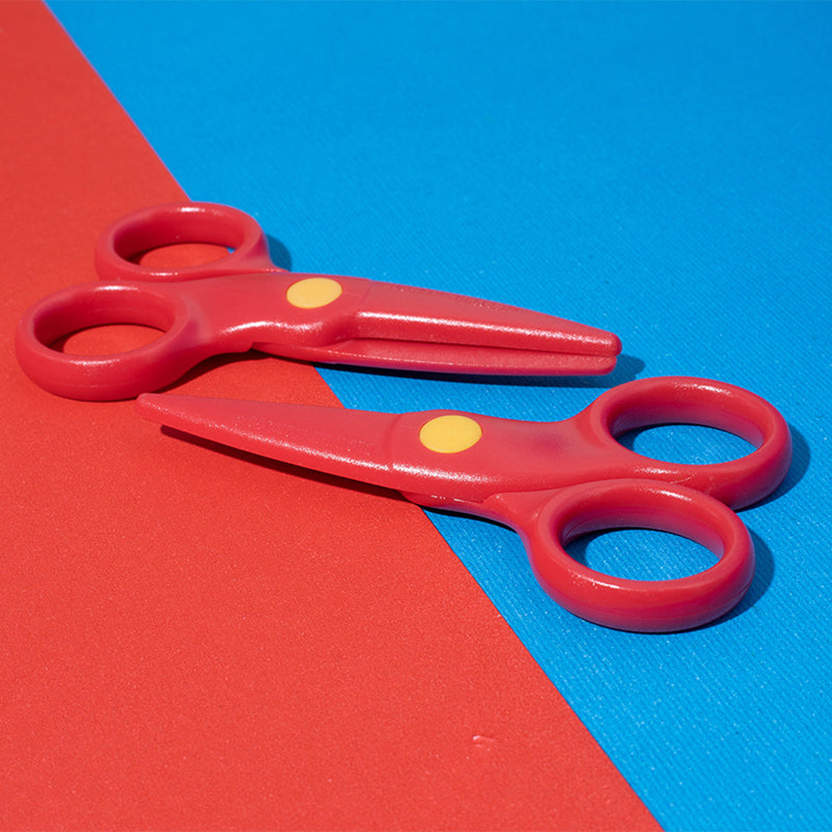 Flower Monaco Kid's Safety Scissors (Red)