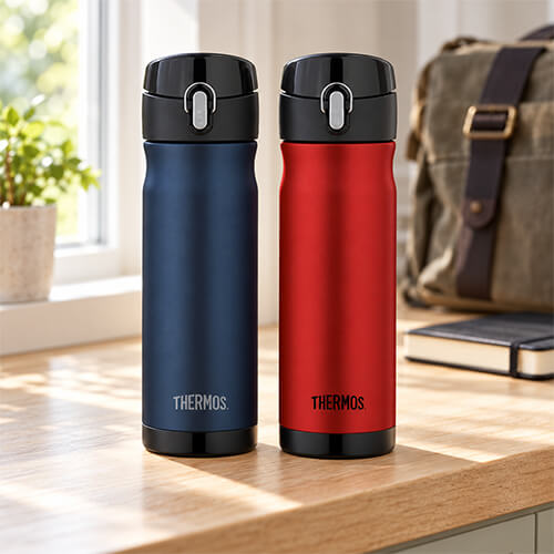 470mL S/Steel Vacuum Insulated Commuter Bottle (Red & Blue)