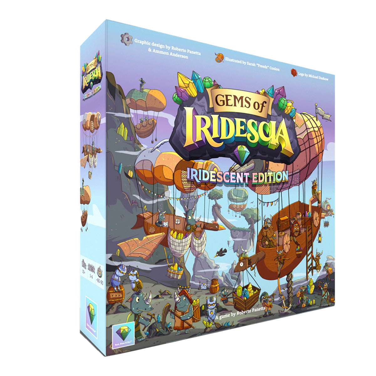 Gems of Iridescia Iridescent Edition Deluxe Board Game