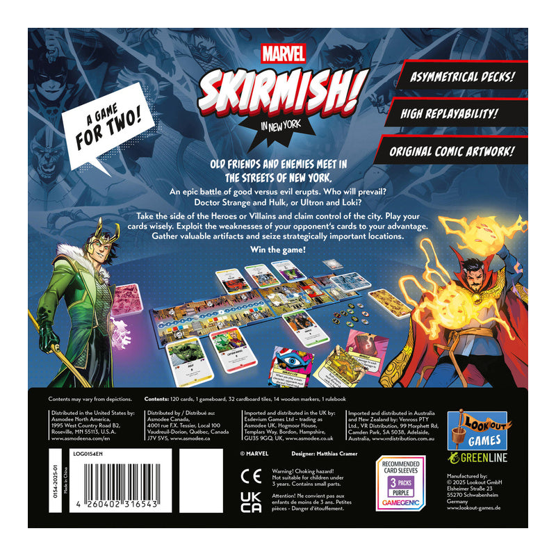Marvel Skirmish in New York Board Game