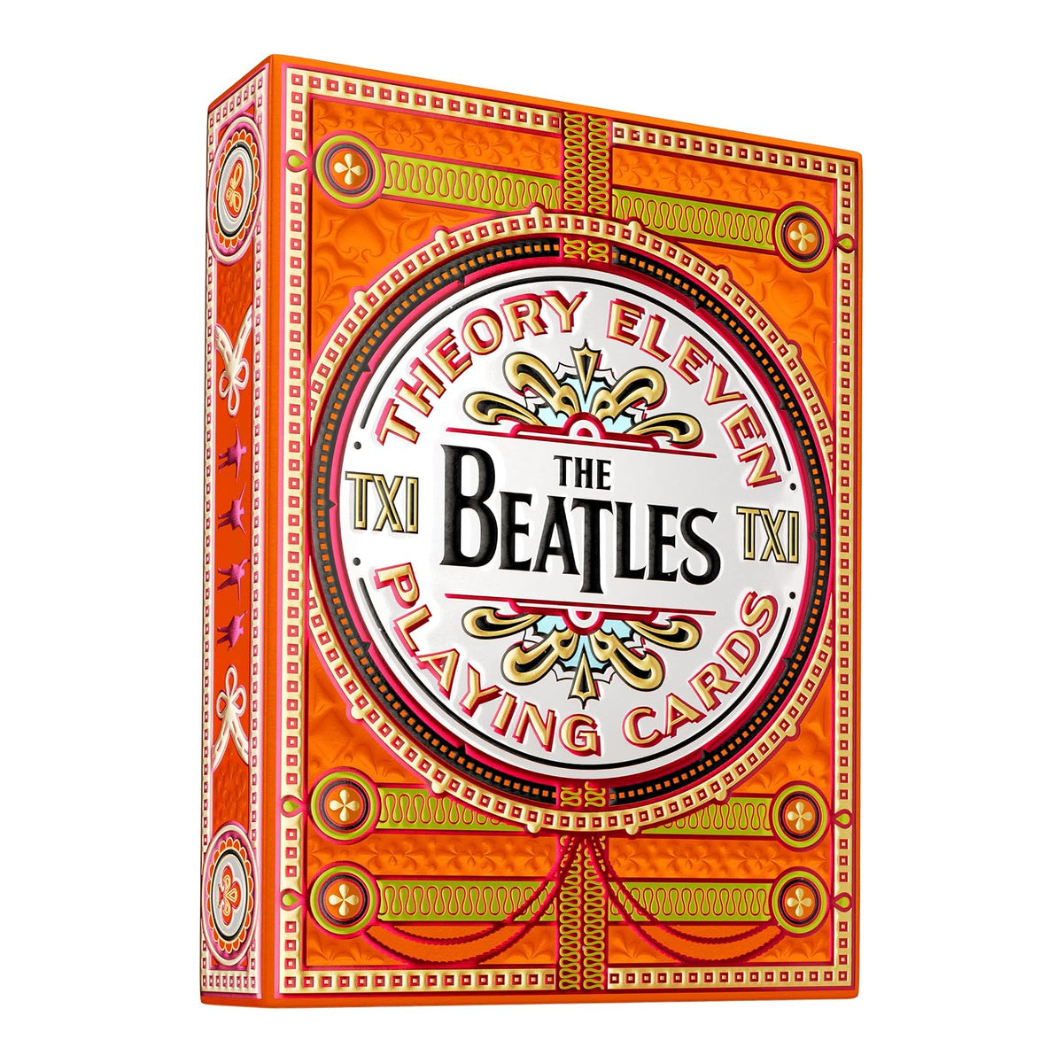 theory11 the Beatles Orange Playing Cards