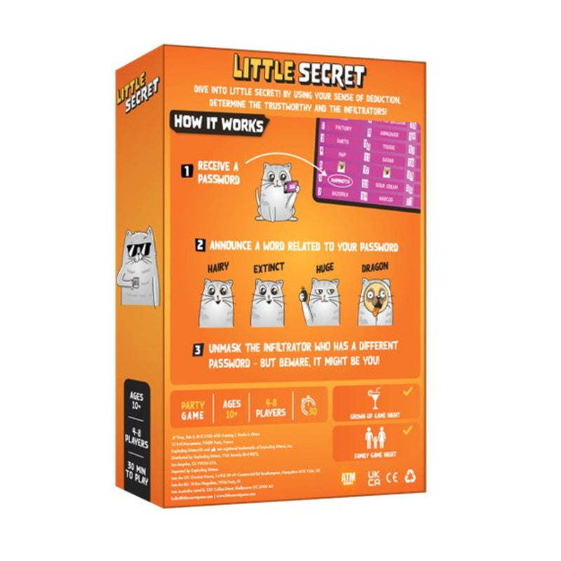 Little Secret Party Card Game