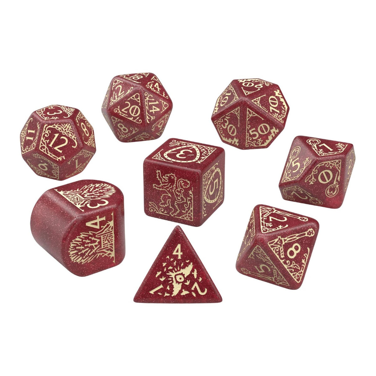 Game of Thrones Lannister Dice Set