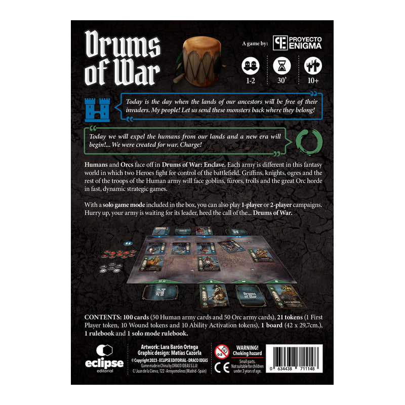 Drums of War Enclave Board Game