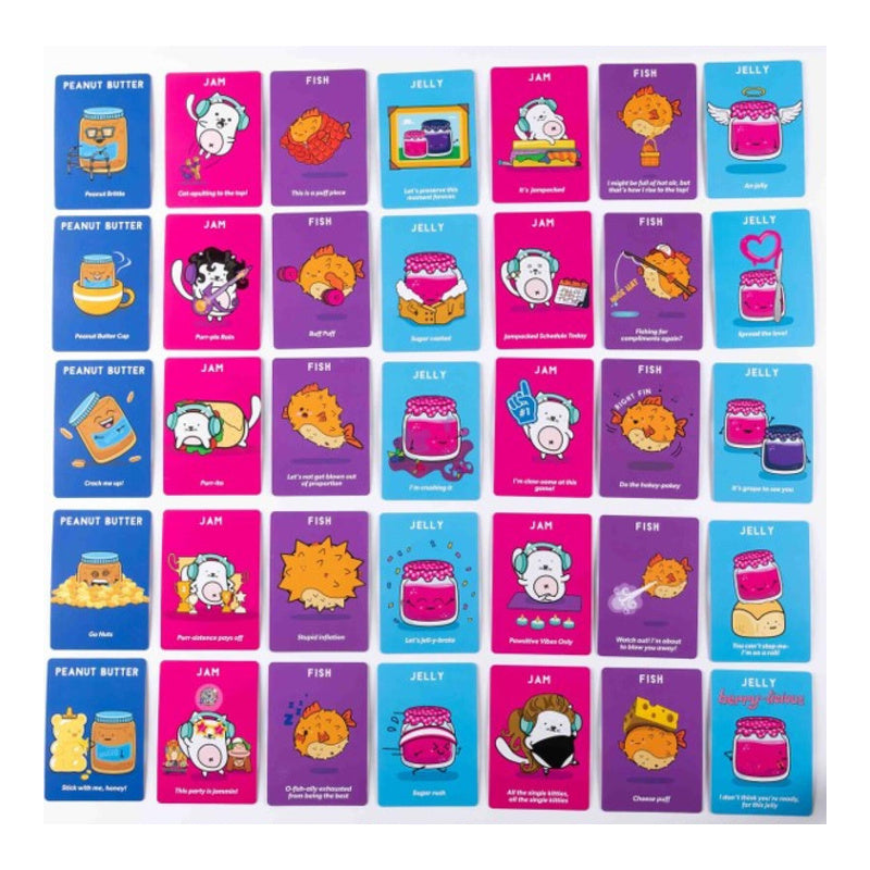 Jelly Fish Toast & Jam Party Card Game