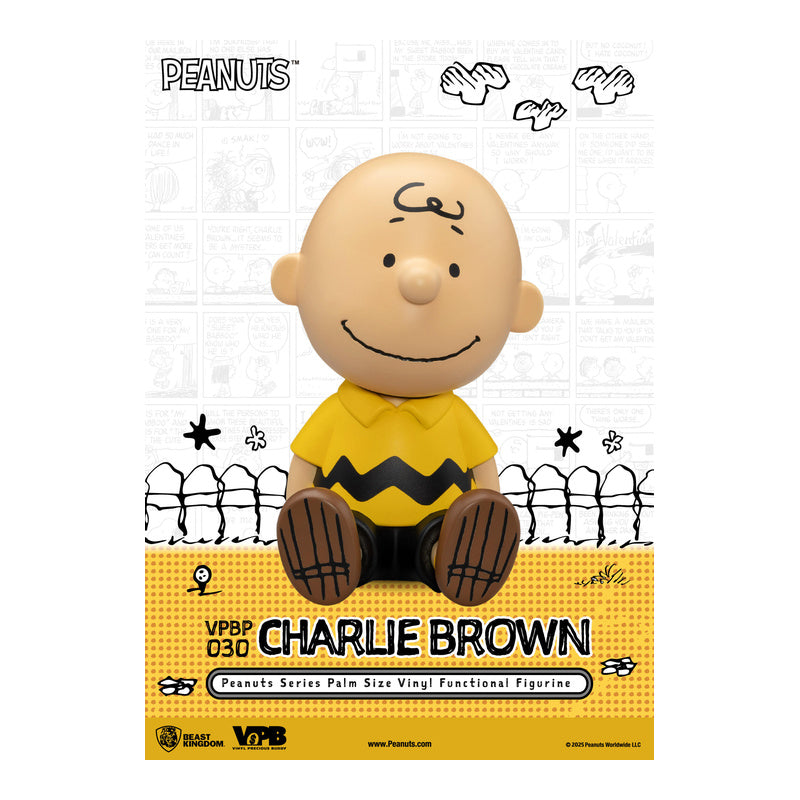Piggy Bank Peanuts Series Palm Size Charlie Brown Figure