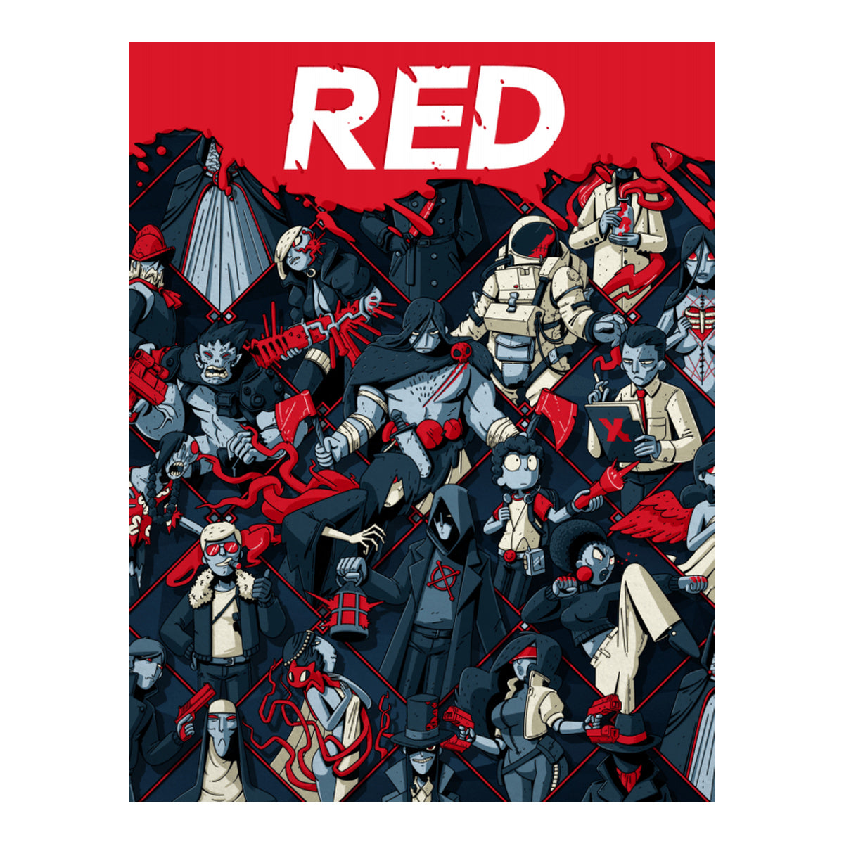 Red Plain Packaging Role Playing Game