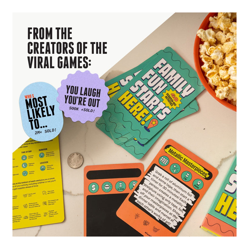 Family Fun Starts Here Board Game