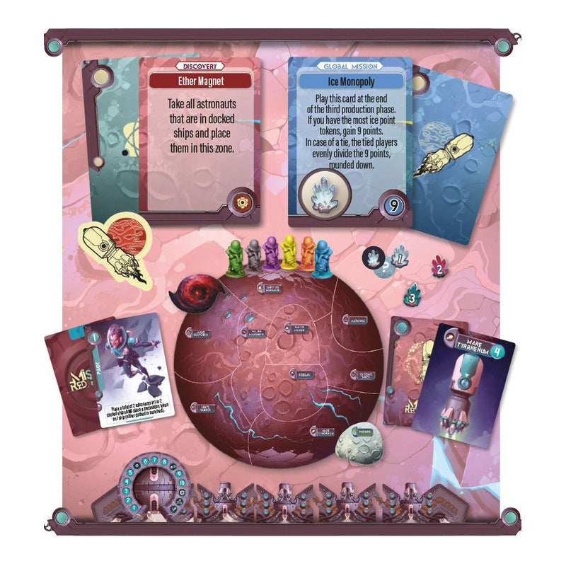 Mission Red Planet 3rd Edition Board Game