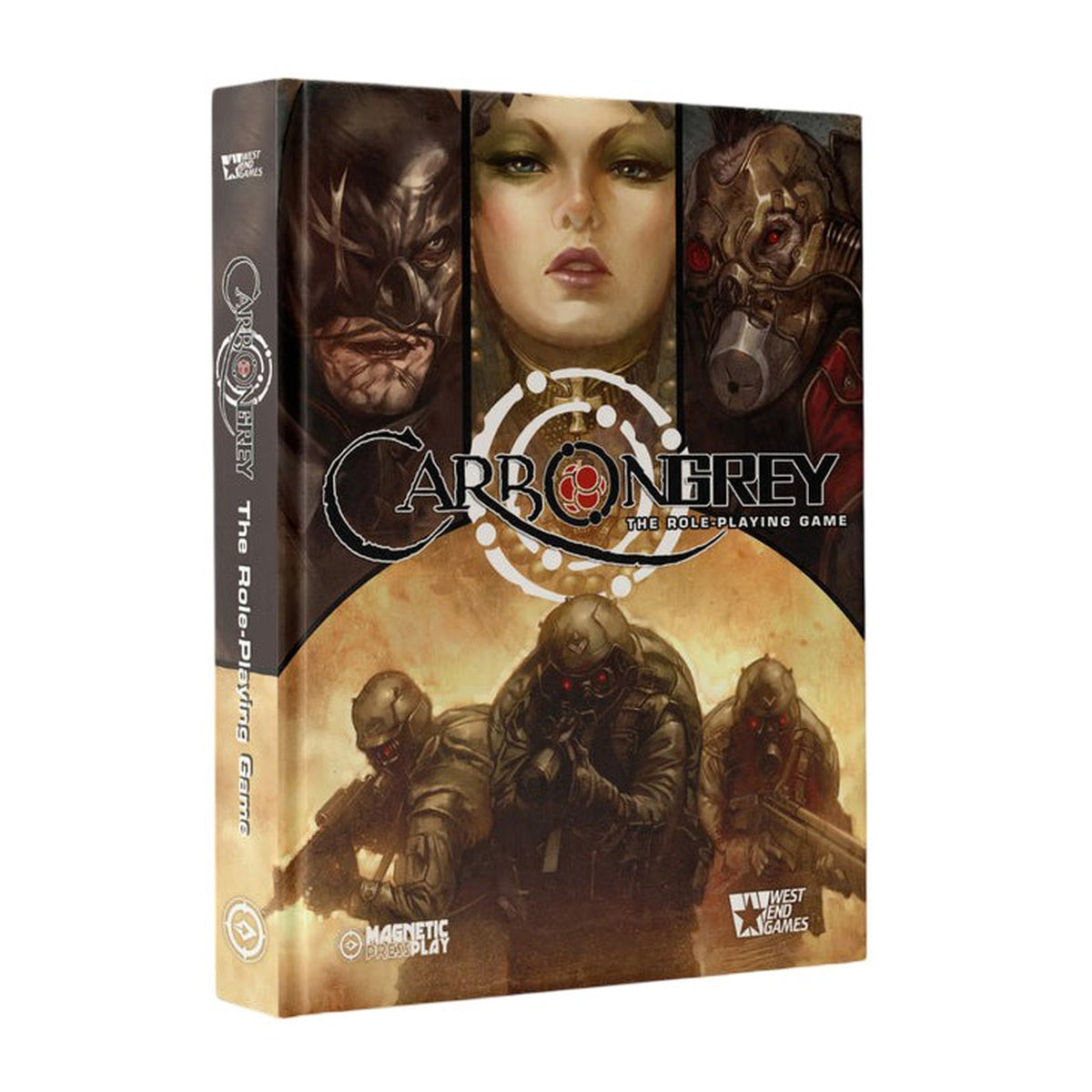 Carbon Grey RPG Core Rulebook Board Game