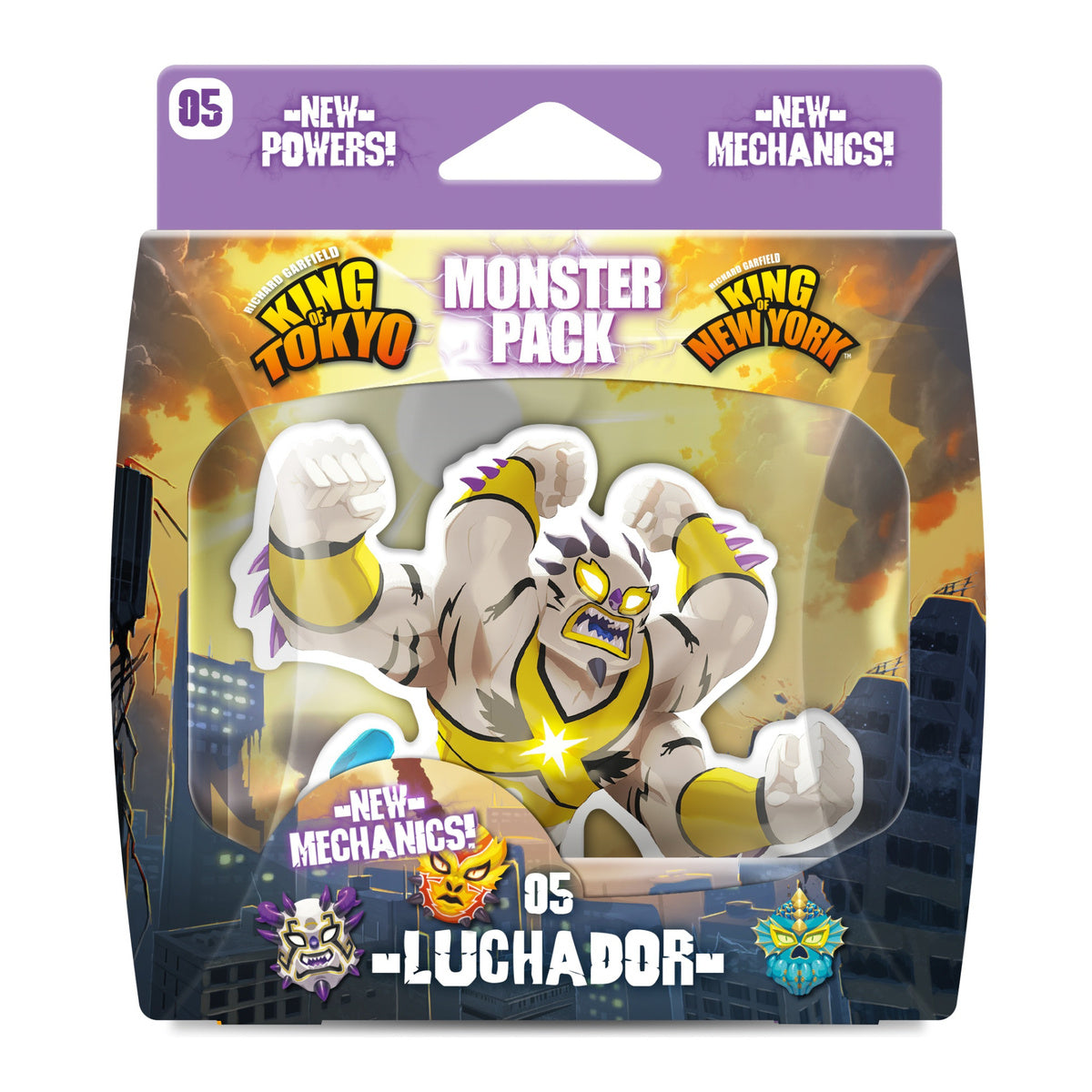 King of Tokyo Luchador Monster Pack Board Game