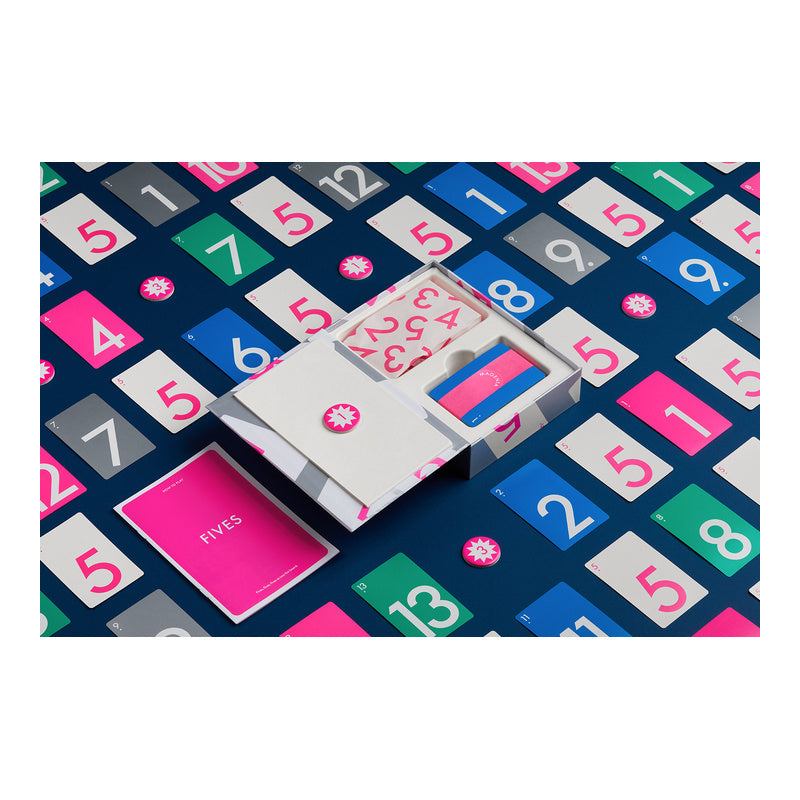 Magenta Fives Board Game