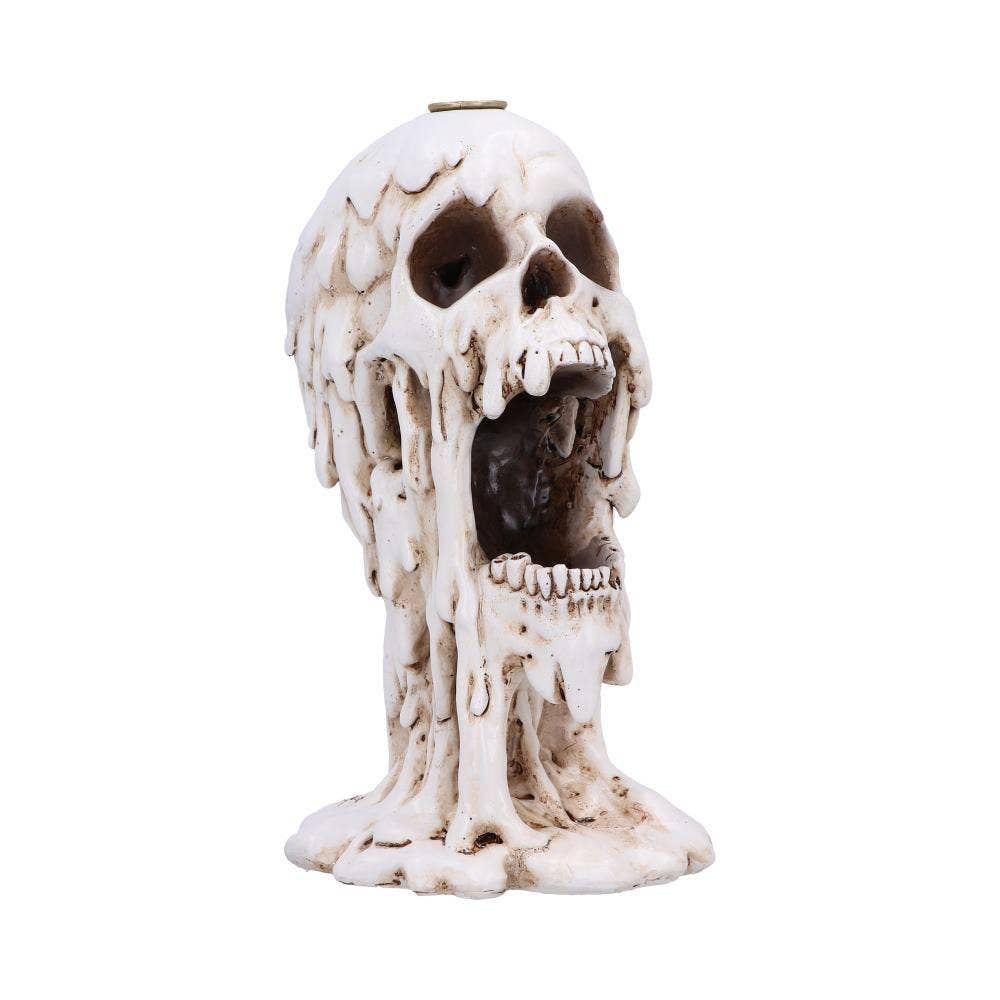 Scorching Melting Skull Incense Burner 17.5cm