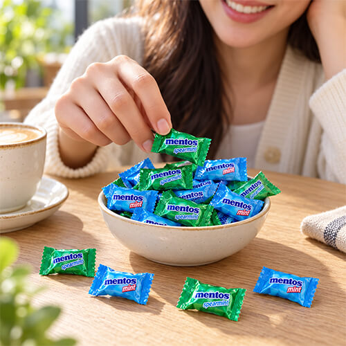 Mentos Pillowpack 540g Bundle Duo (Mint & Spearmint)