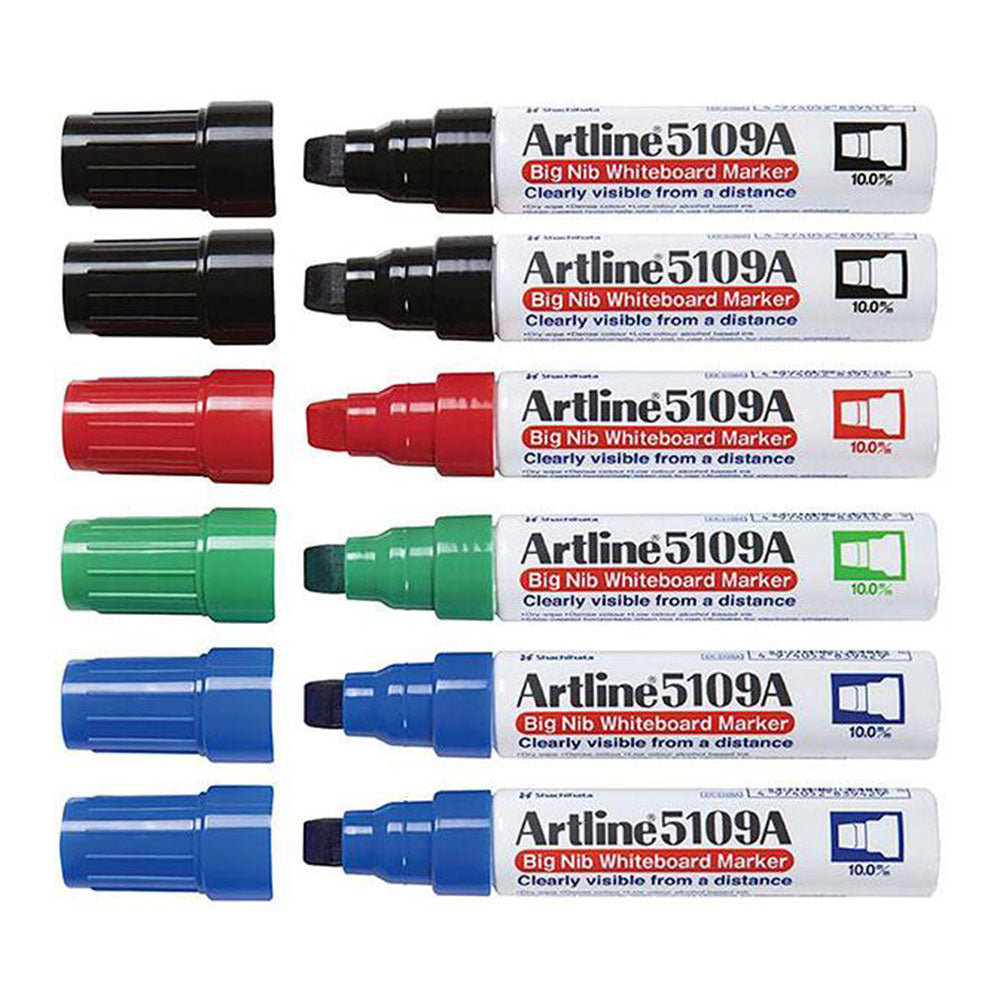 Artline Big Nib Whiteboard Marker (Box of 6)