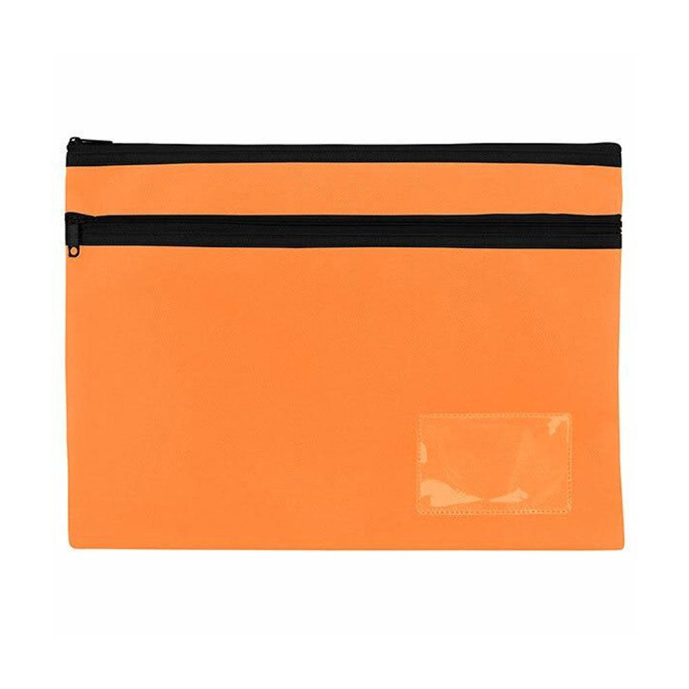 Celco Bright Pencil Case with 2 Zip (345x264mm)