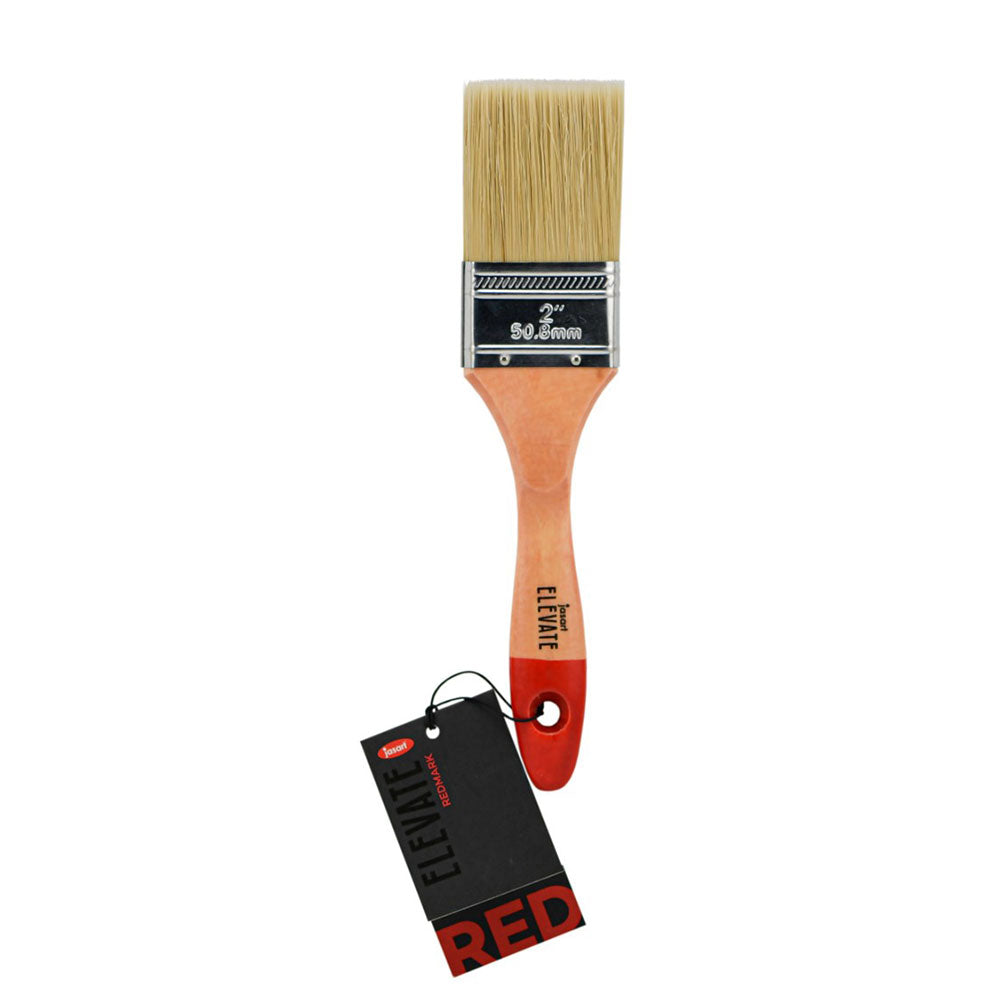 Jasart Elevate Redmark Hog/Nylon Flat Paint Brush