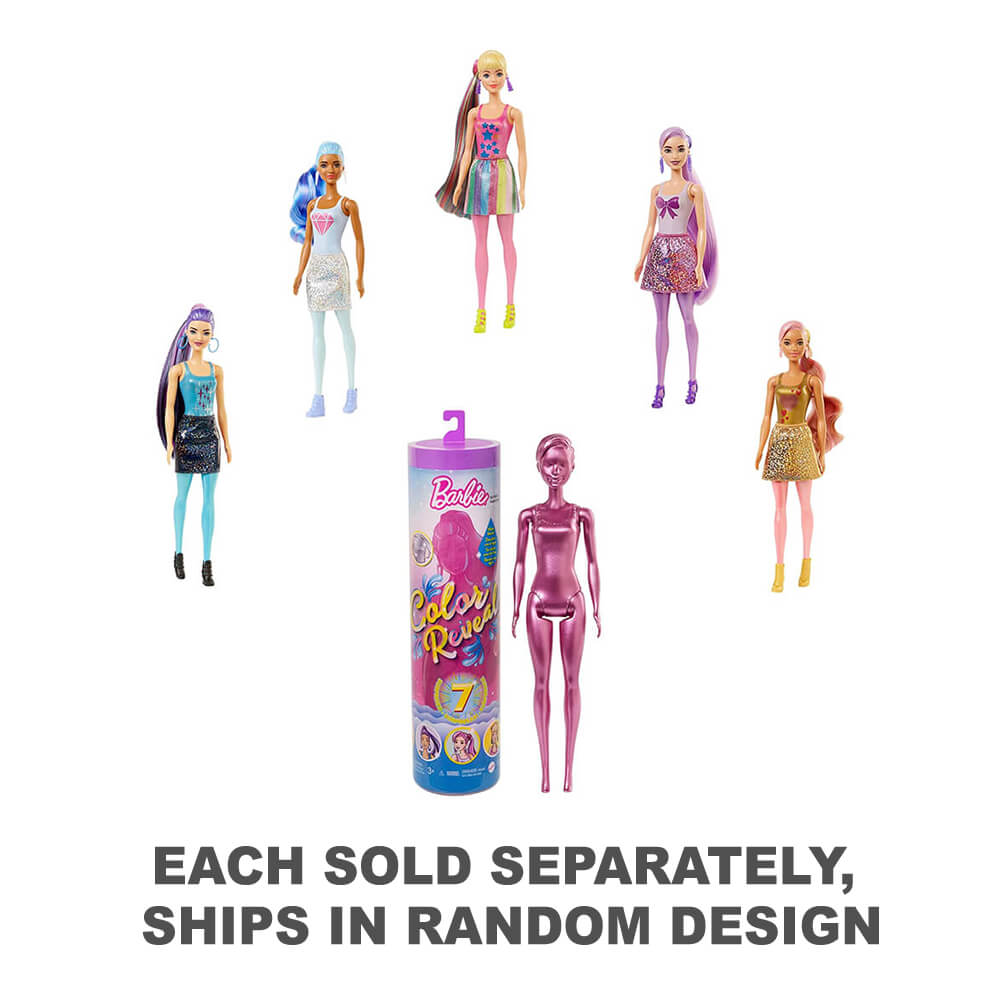 Barbie Colour Reveal Doll (1pc Random Style)