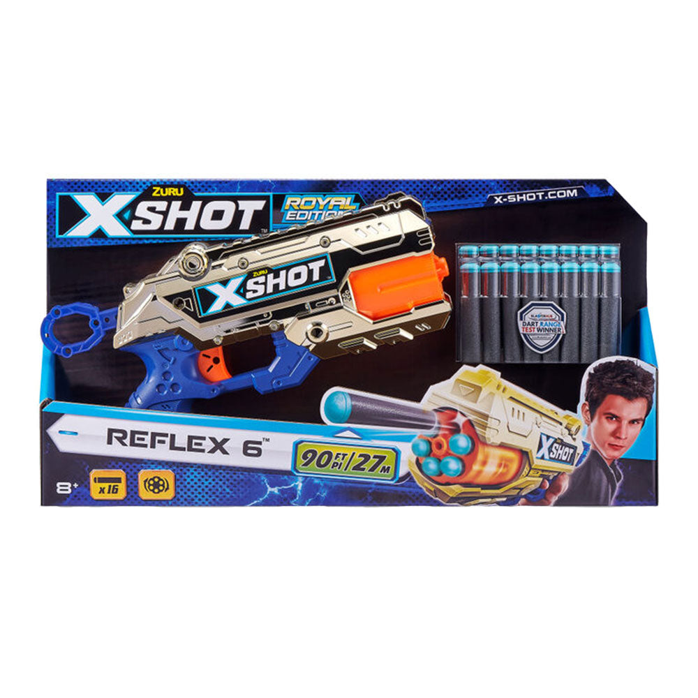 Zuru XSHOT Royale Edition Reflex 6 (includes 16 Darts)