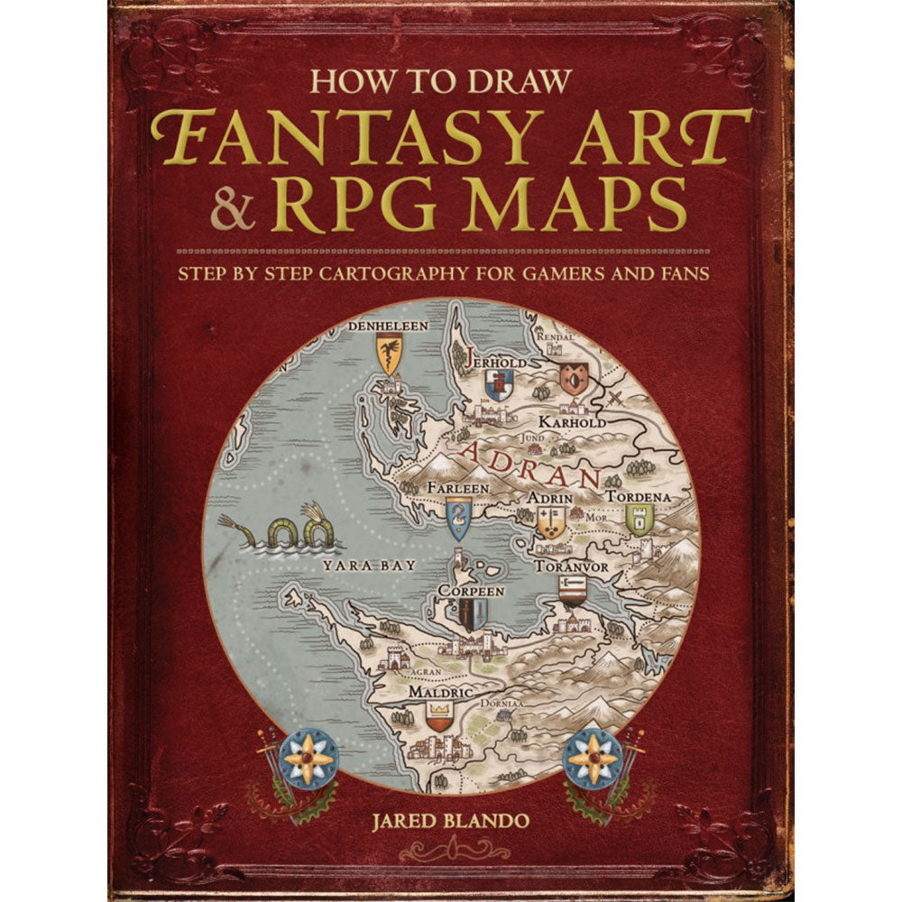 How to Draw Fantasy Art and RPG Maps Cartography Book