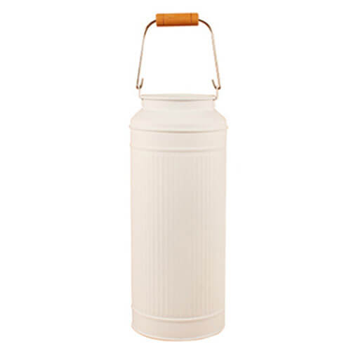 Maja Emboss Milk Can (White)