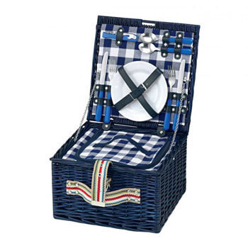 Avanti 2-Person Willow Picnic Basket