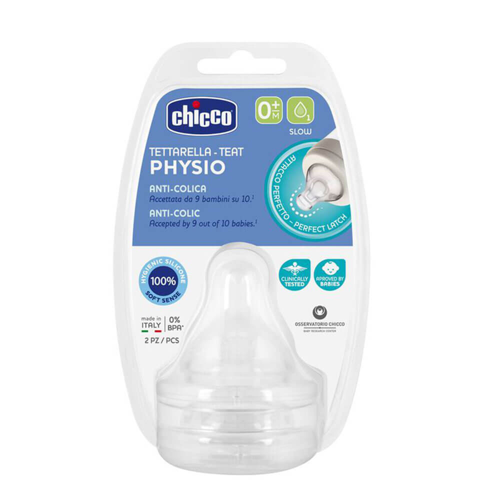 Chicco Perfect5 Anti-Colic SIlicon Teat 2pc