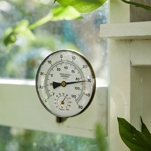 Gentlemen's Hardware Metal Garden Thermometer