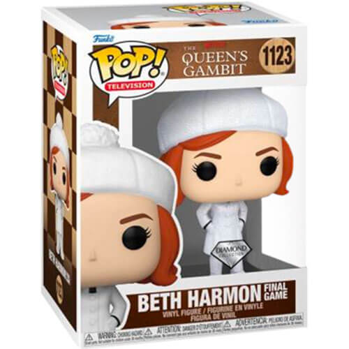 Beth Harmon Final Game Diamond Glitter Pop! Vinyl