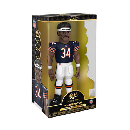 NFL Bears Walter Payton 12" Vinyl Gold