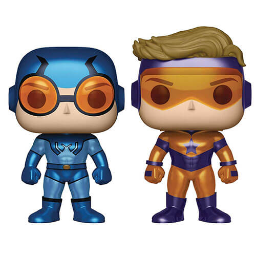 DC Comics Blue Beetle & Booster Gold Metallic US Pop! 2 Pk