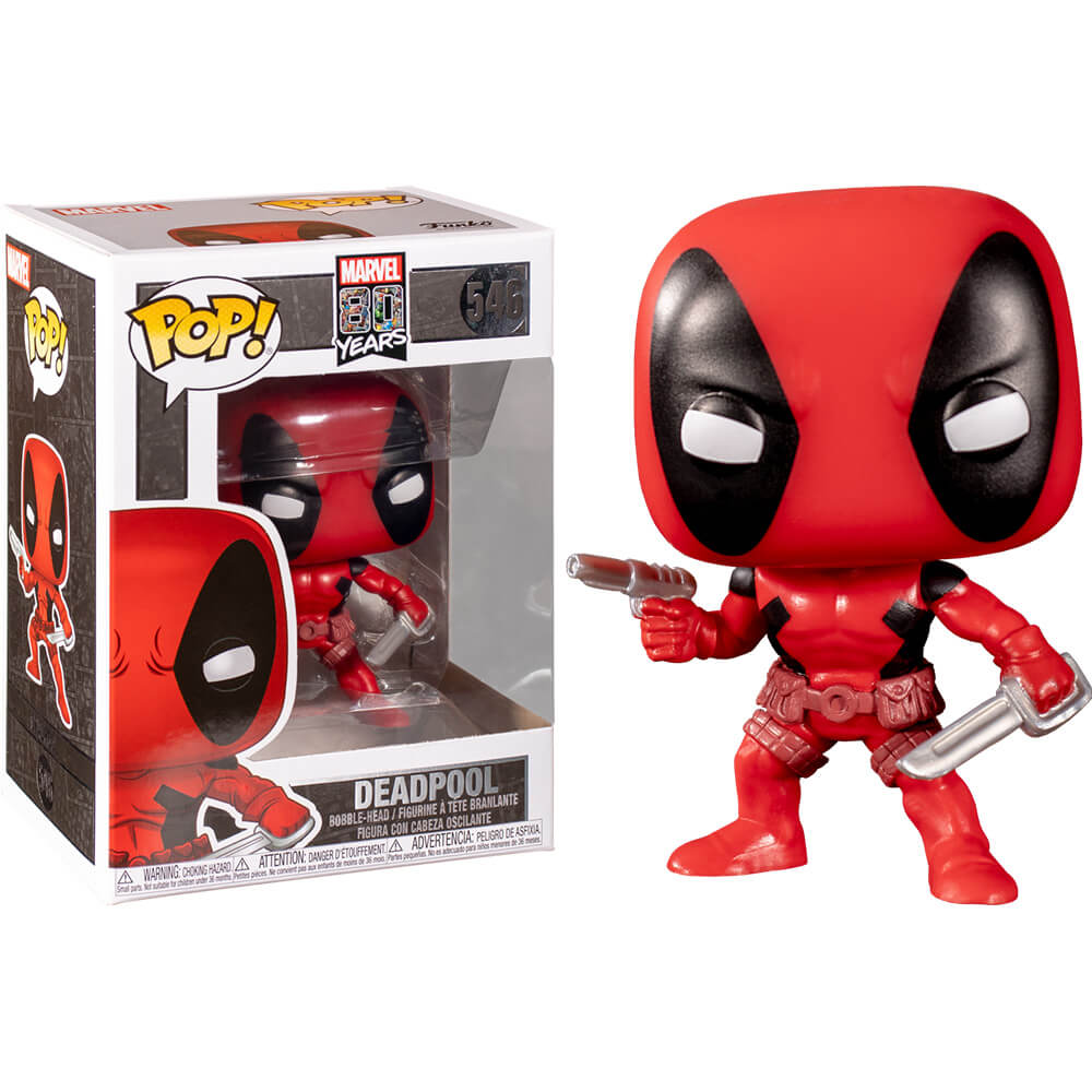 Deadpool First Appearance Marvel 80th Anniversary Pop! Vinyl