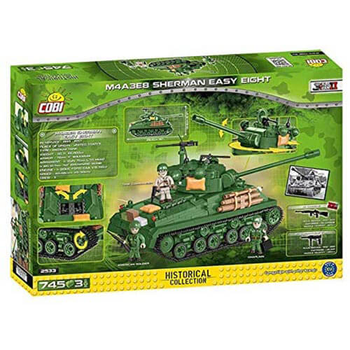 World War II M4A3 Sherman Easy Eight (725 pieces)