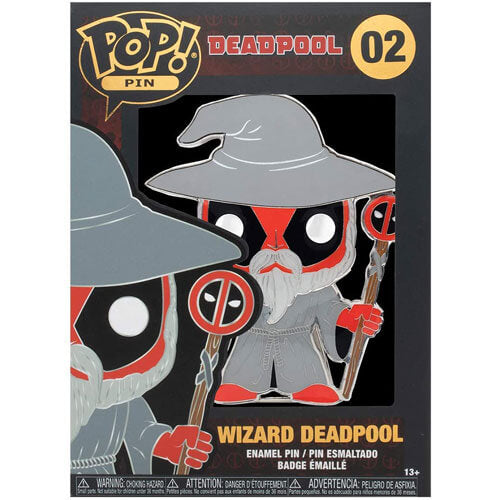 Deadpool Wizard Deadpool 4" Pop! Enamel Pin