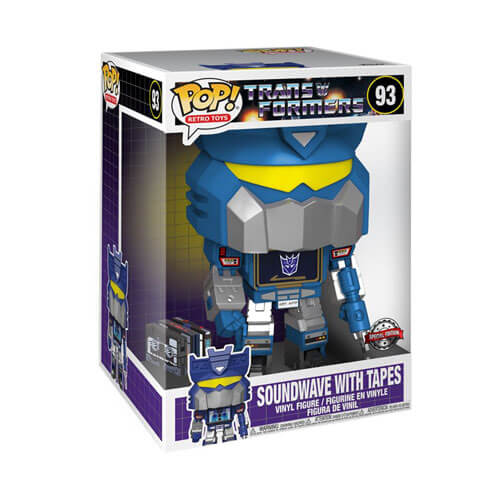 Transformers Soundwave with Tapes US 10" Pop! Vinyl