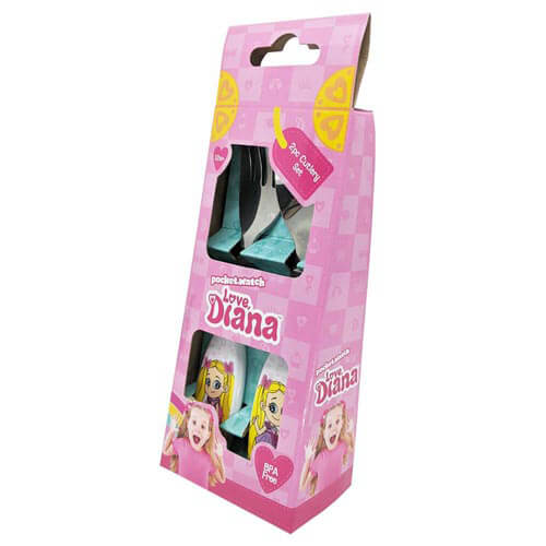 Love Diana 2pc Cutlery Set