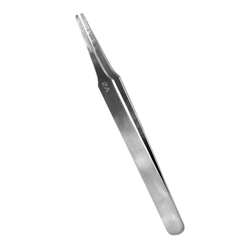 Hobby Tools Flat Rounded Stainless Steel Tweezers 120mm