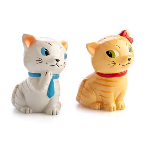 Tabby Cats Salt & Pepper Set