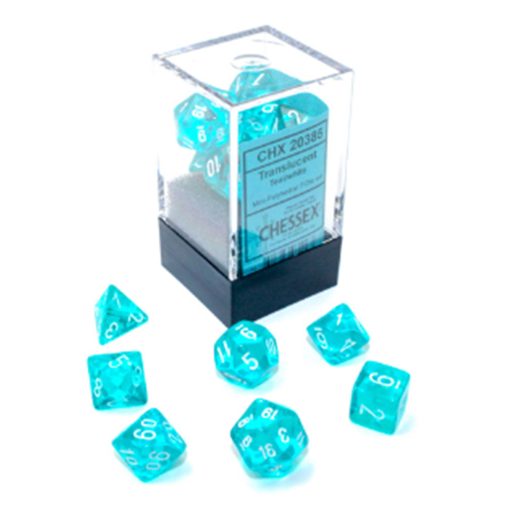 Mini Polyhedral Translucent 7-Die Set