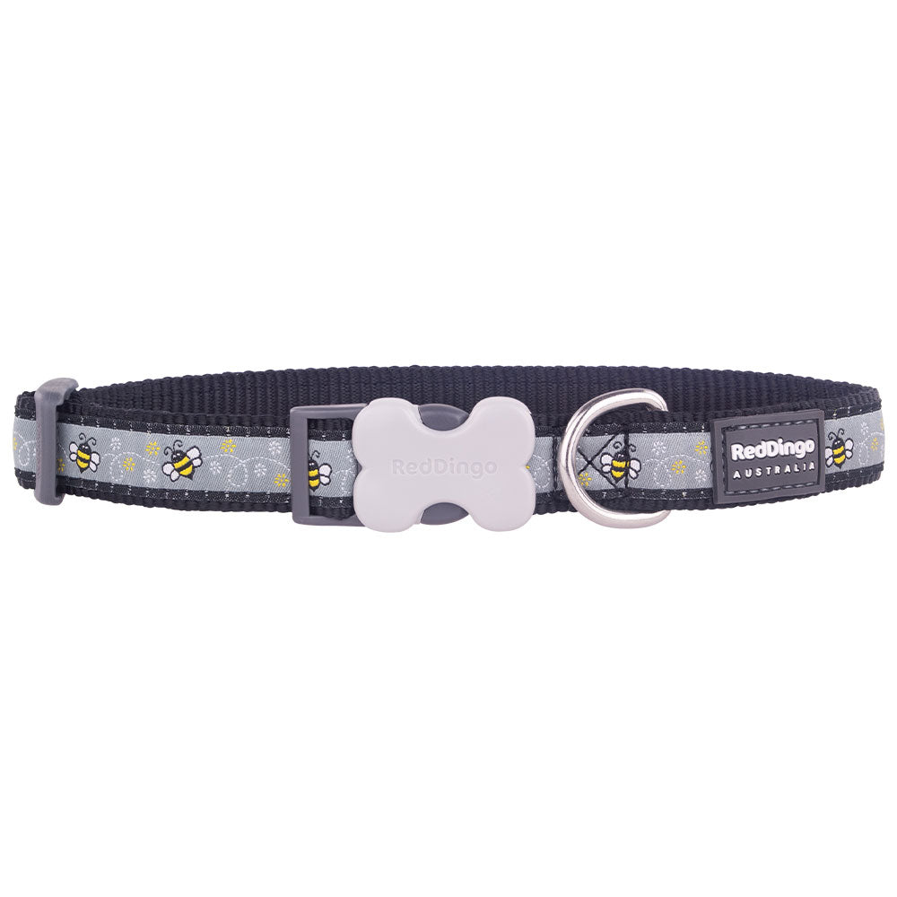 Bumble Bee Dog Collar (Black)