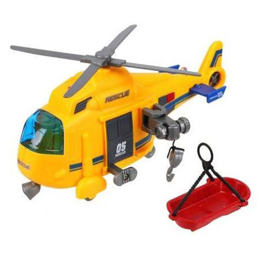 Rescue Helicopter Toy Light & Sound 18cm