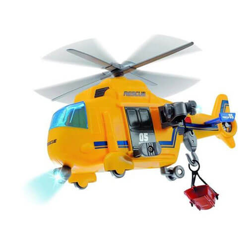 Rescue Helicopter Toy Light & Sound 18cm