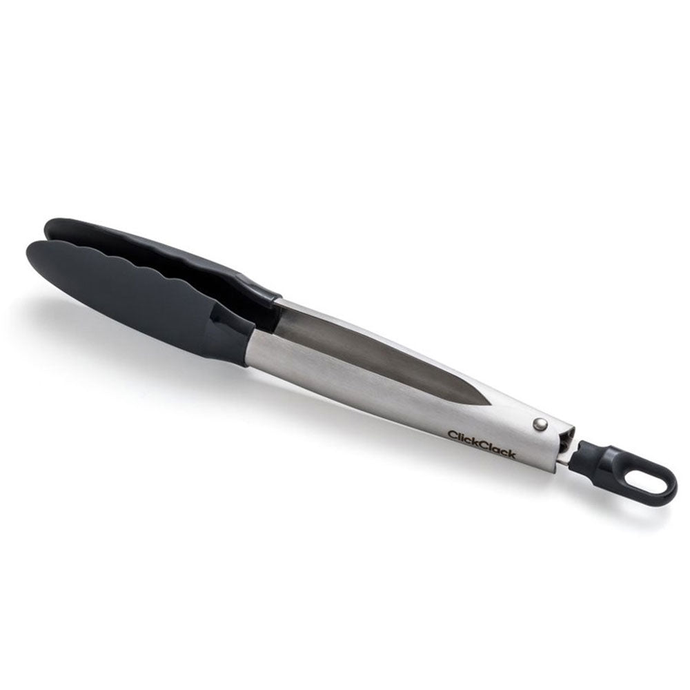 ClickClack Stainless Steel Tongs (Chrome)
