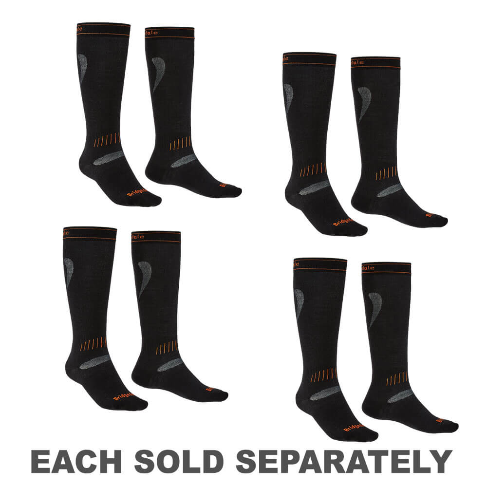 Ski Ultra Fit Sock Black/Orange