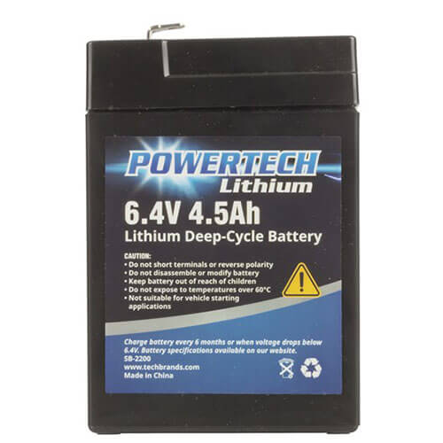 Lithium Deep Cycle Battery Lithium Polimer (6.4V 4.5Ah)