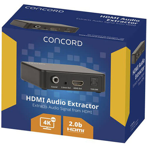 Concord HDMI 4K Audio Quality Audio Extractor