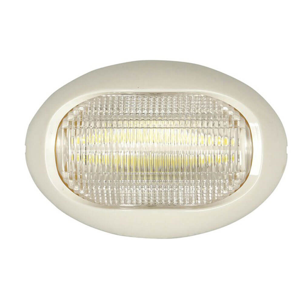 Fixed Oval Stern LED Lights White (75 x 52 x24mm)