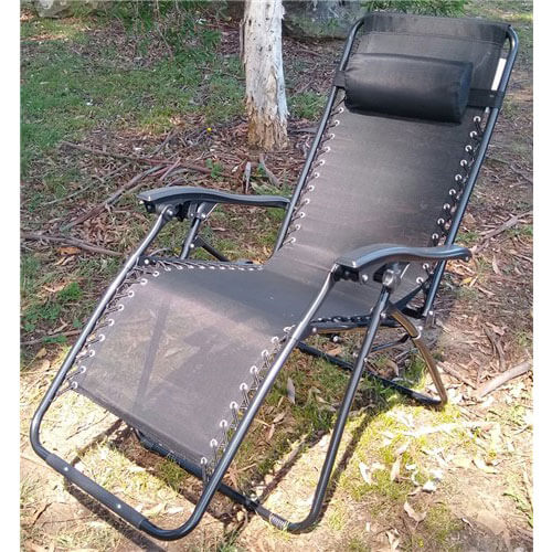 Flat Fold Layback Lounger Chair