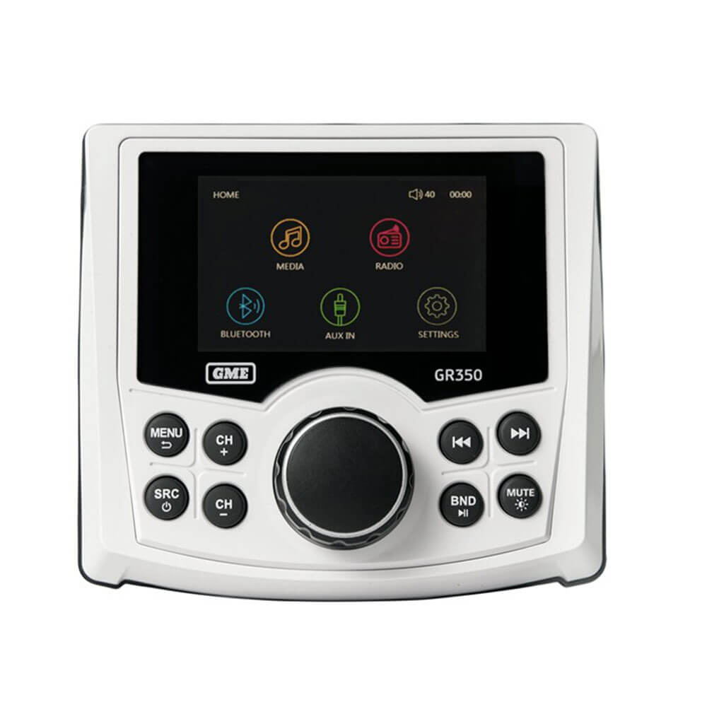 GME GR350BTW AM/FM Marine Stereo with Bluetooth & USB