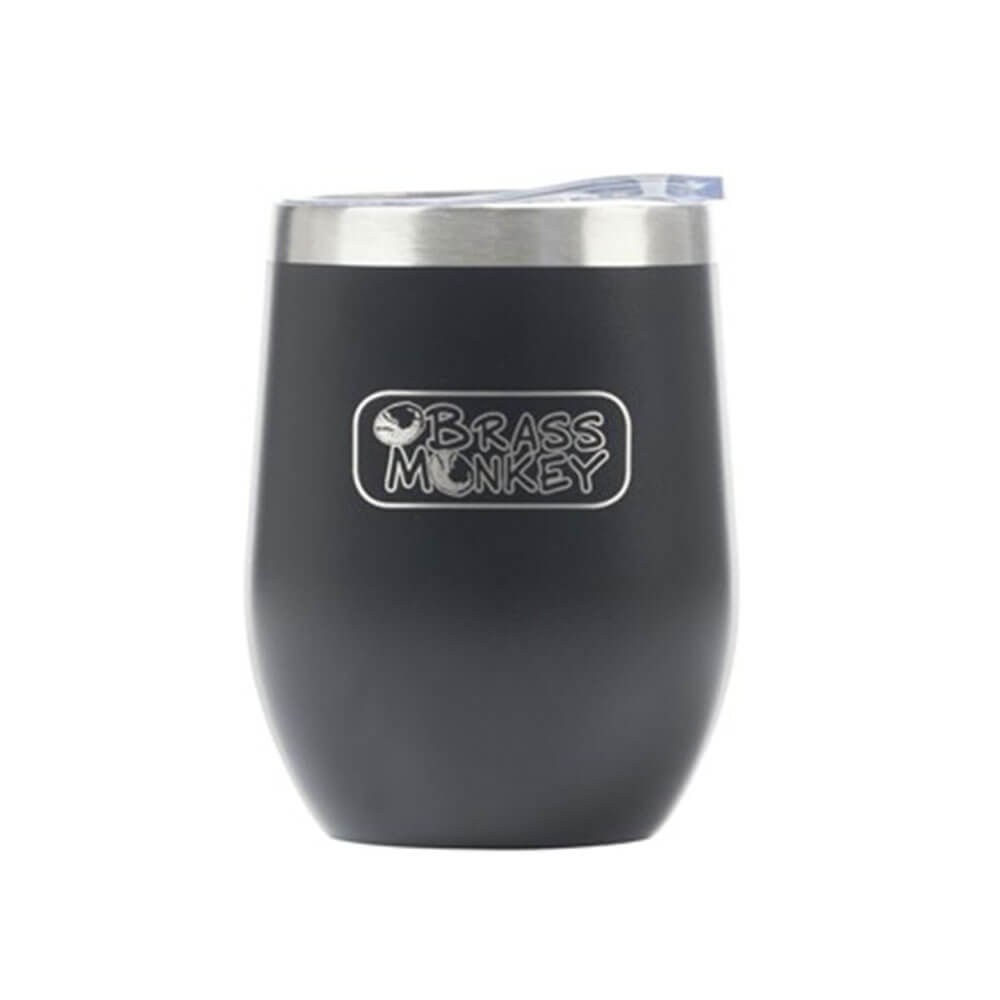 Brass Monkey Stainless Steel Cup with Lid (350mL)